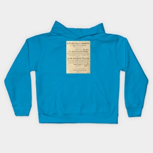 Vivaldi | Original handwritten cover by Antonio Vivaldi | The four Seasons Kids Hoodie